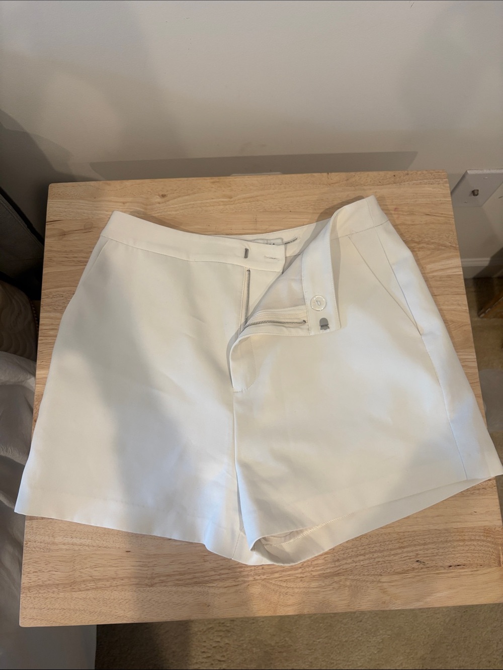 Endless Rose Ivory High-Rise Women’s Shorts
